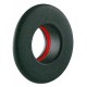 Rosone per tubo Pellets nero 8 cm