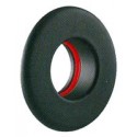 Rosone per tubo Pellets nero 8 cm