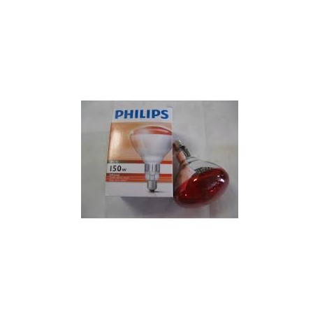 Philips BR125 IR 150W E27 230-250V Red