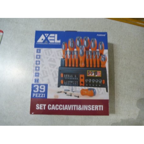 Set cacciavite & inserti 39 pezzi