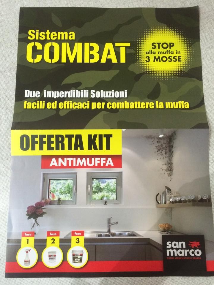 kit Antimuffa -Eliminare la muffa-prevenire la ricomparsa-tinteggiare e  proteggere - Ferramenta Pesarin
