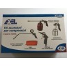 Kit accessori per compressori 5 pezzi in metallo